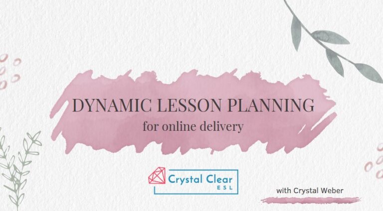 Dynamic Lesson Planning for Online Delivery