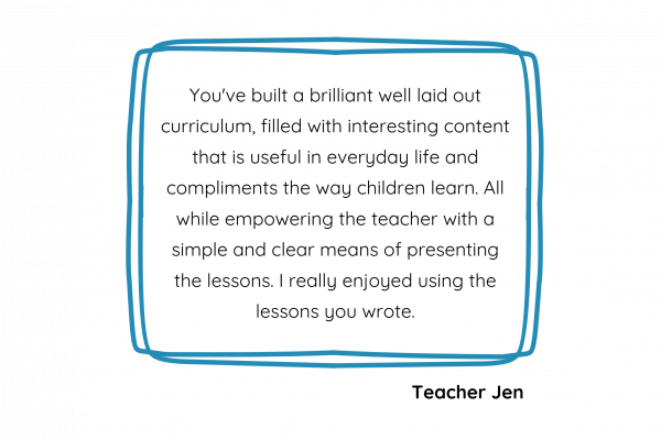 Teacher Jen testimonial